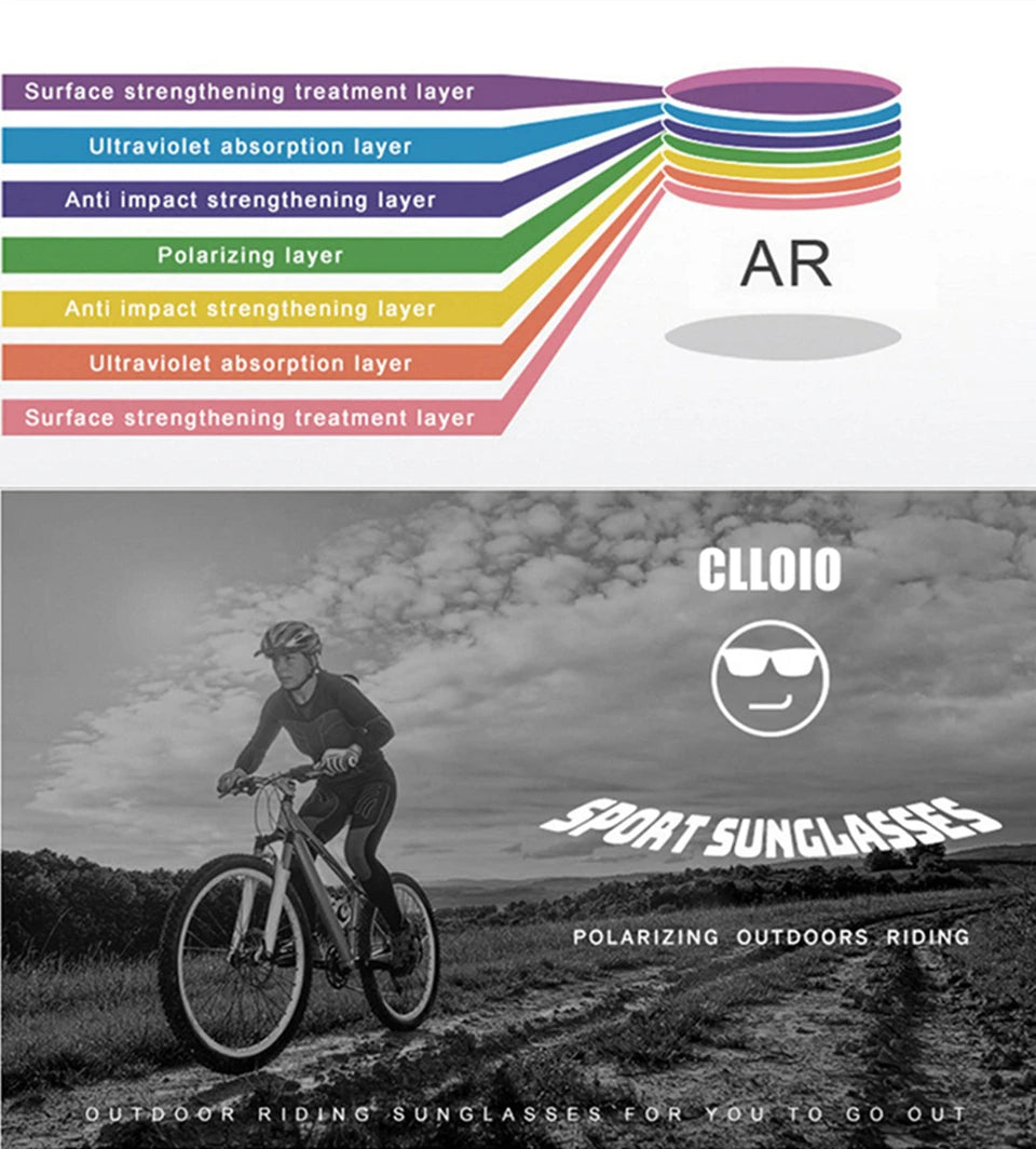 CLLOIO Aluminum Polarized Sunglasses