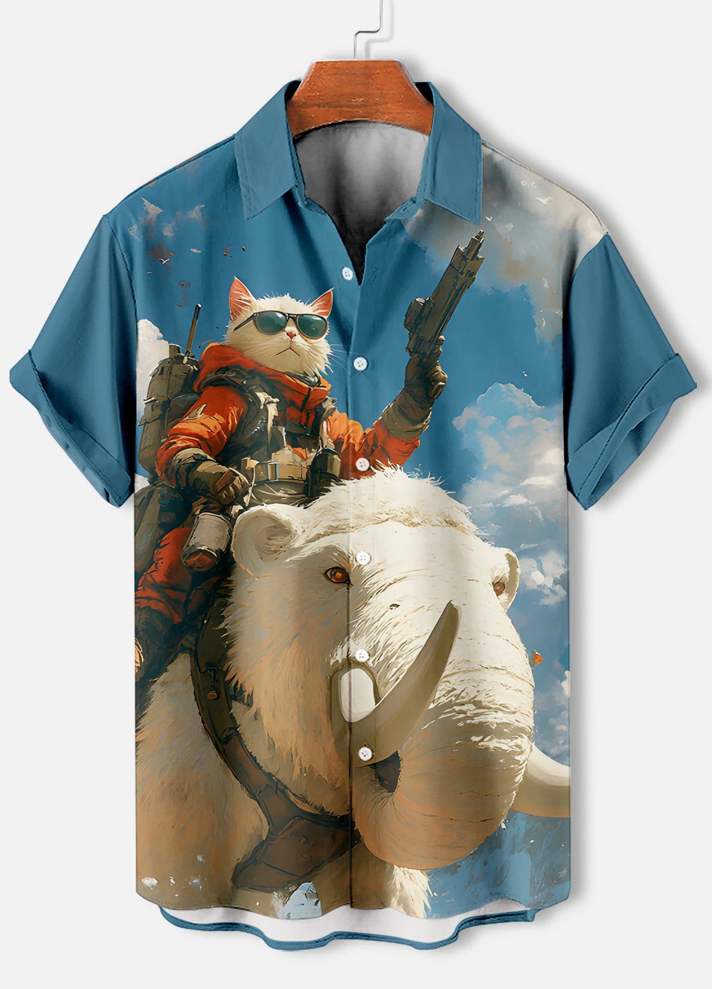 Retro Cartoon Anime Cat  Shirts