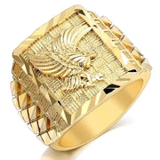 Punkboy Hip Hop Rock Style Gold Plated Ring