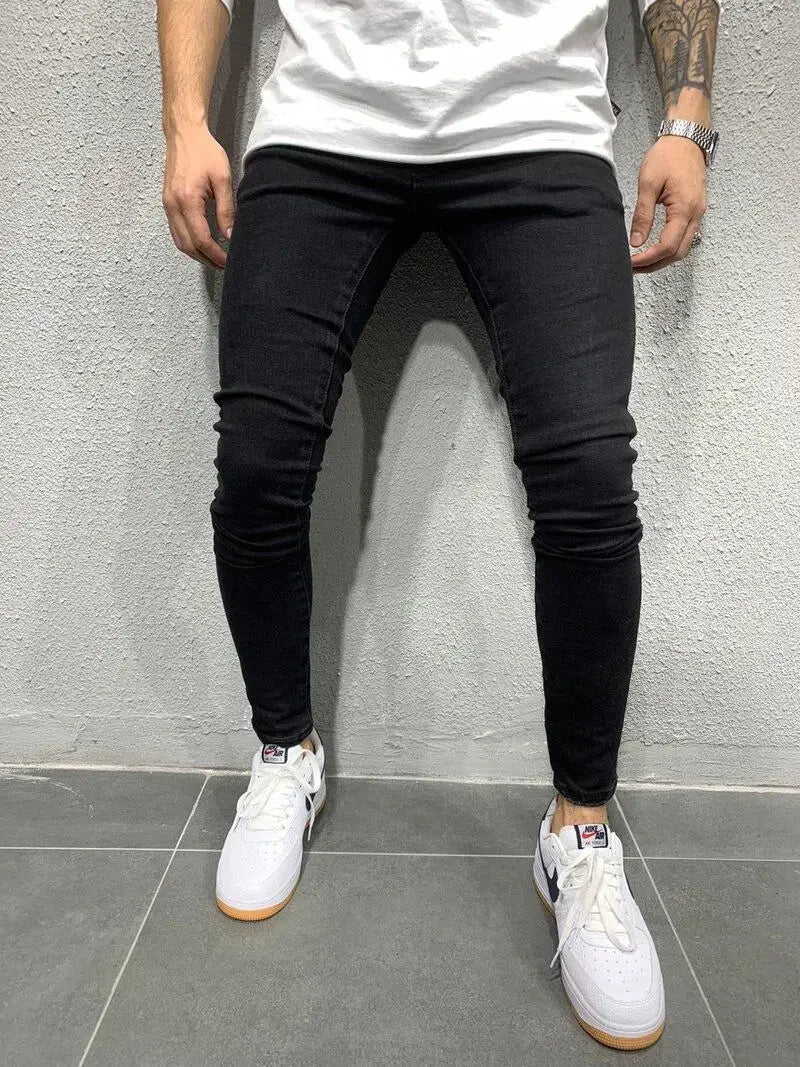 Classic Elasticity Pencil Jeans / pants