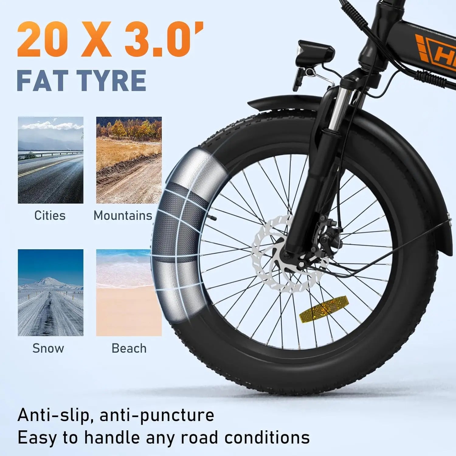 HITWAY Folding Electric Bike