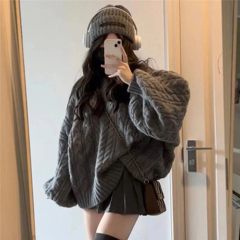 Sweater Harajuku  Knitted Pullovers