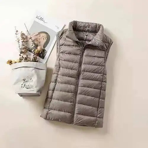 Ultra Light Down Vests Slim Sleeveless Jacket