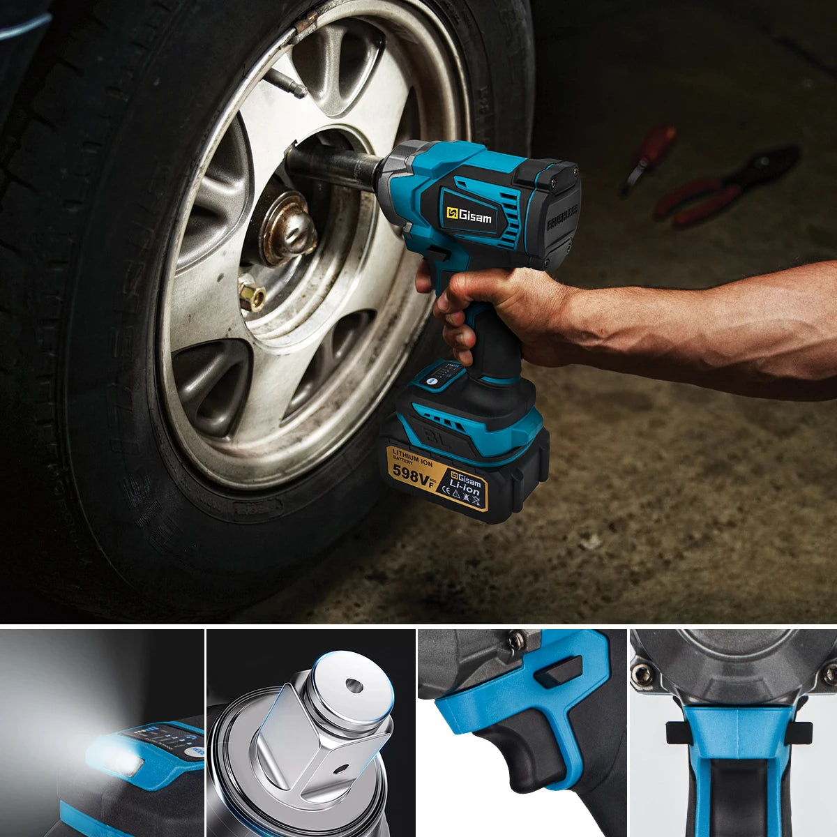 Gisam Torque Electric Impact Wrench