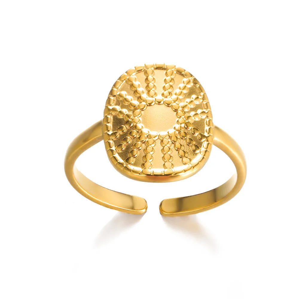 Gold Color Luxury Classic rings