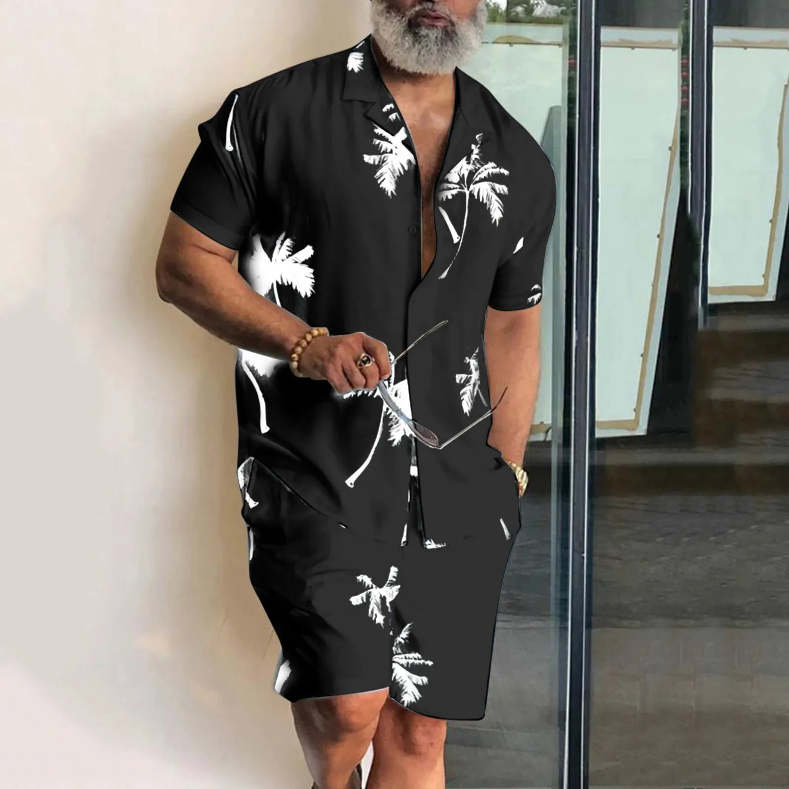 3d Print Coconut Tree shirt & shorts