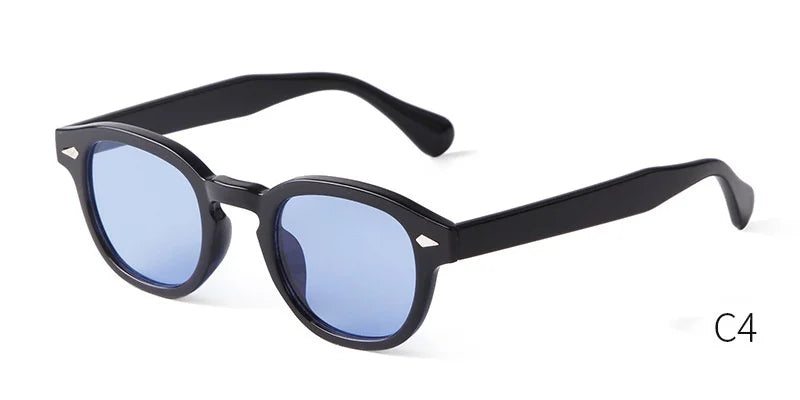 Vintage Fashion Shell Round Sunglasses