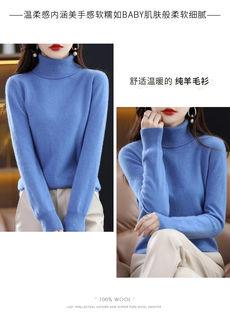 Merino Wool Cashmere Sweater / Jumper