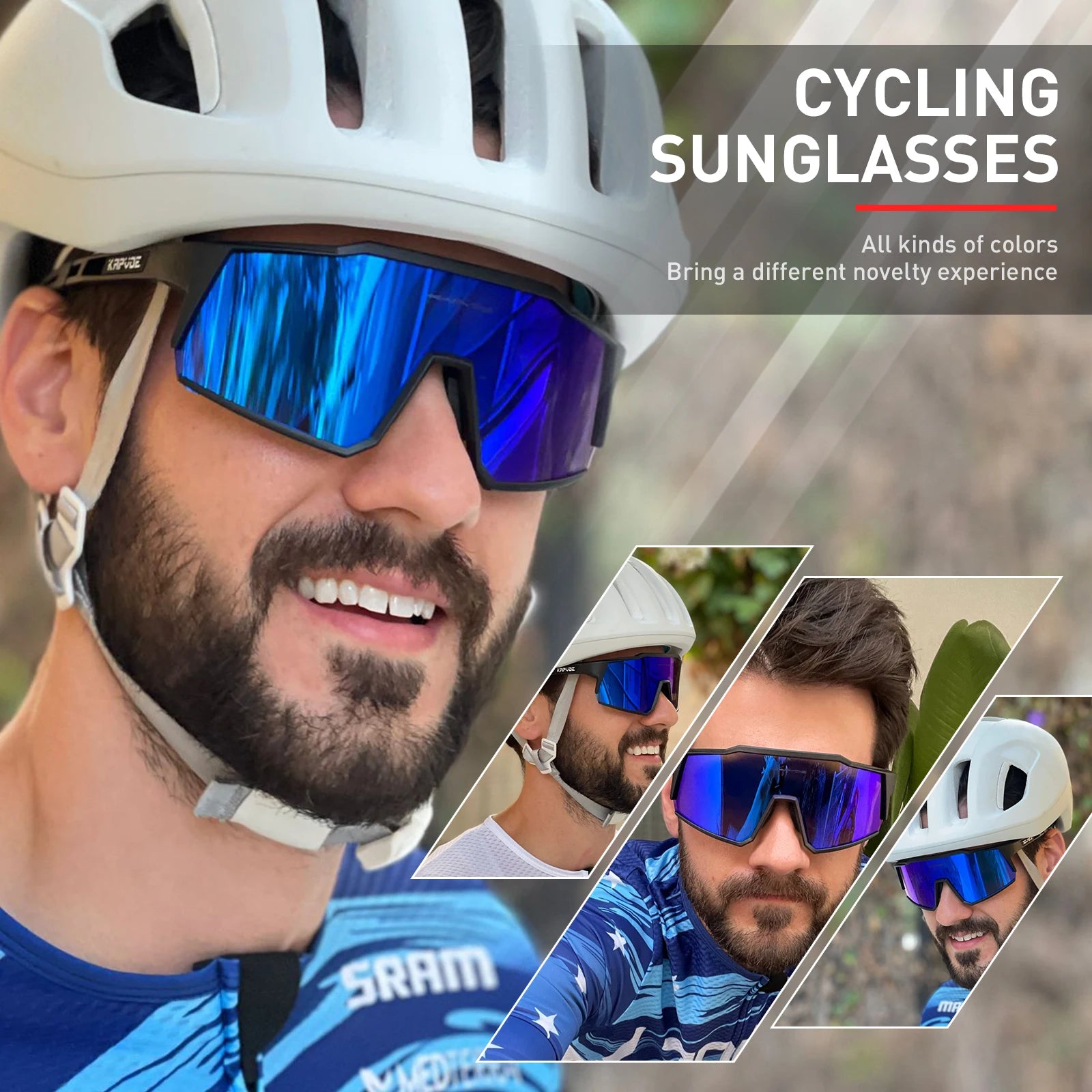 Kapvoe Cycling Glasses Bike Cycling Goggles