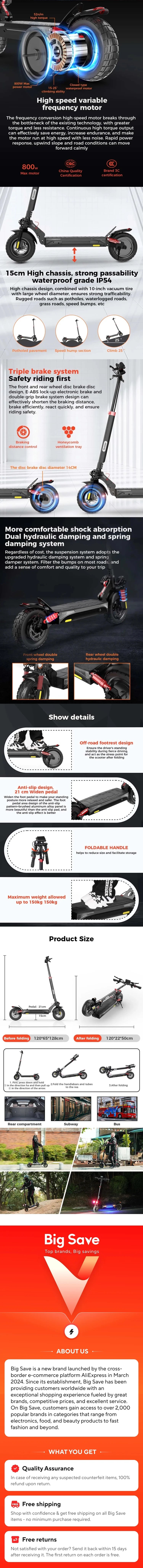 iScooter iX3/iX4 Electric Scooter