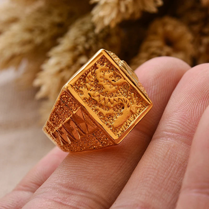 24k gold plating Dubai Middle Eastern Rings