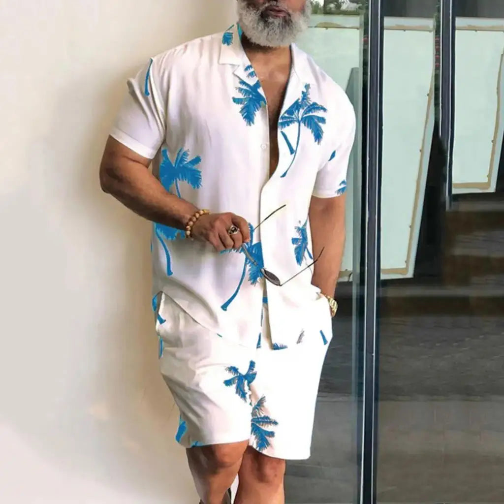 3d Print Coconut Tree shirt & shorts