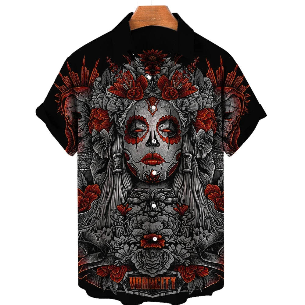 Skull 3D Printed Shirt Various Designs