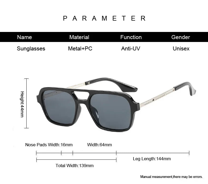 Small Frame Square Sunglasses