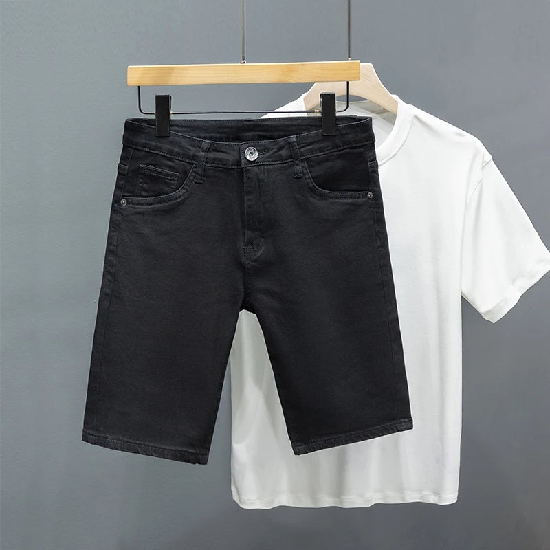 Straight Denim Shorts