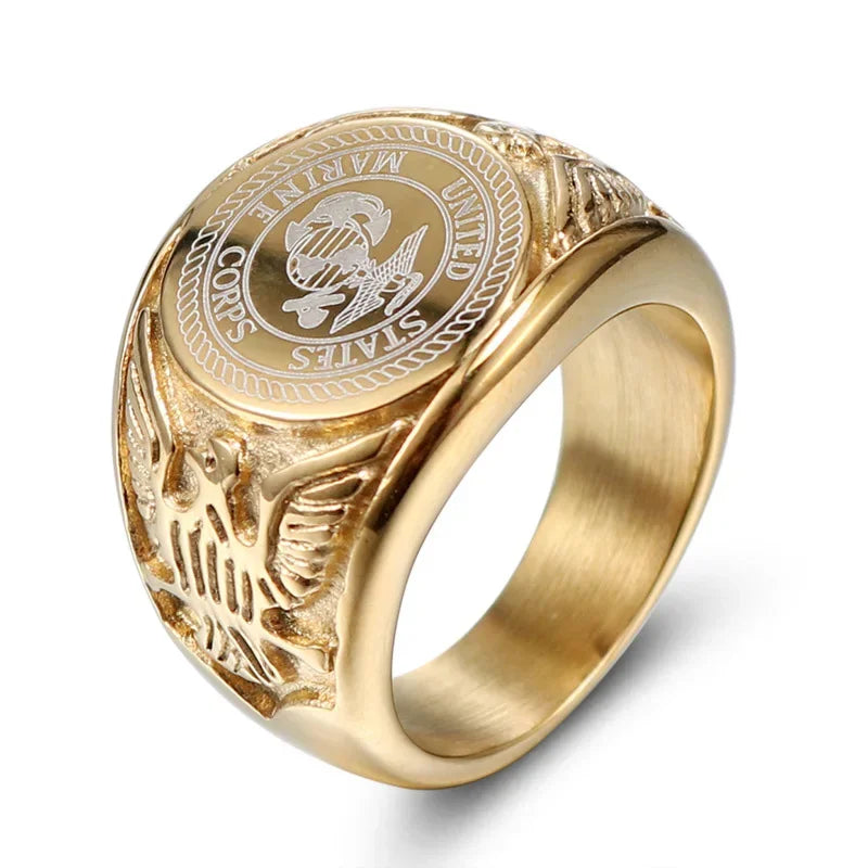 Eagle 18K Gold Plated / Stainless Steel Rings