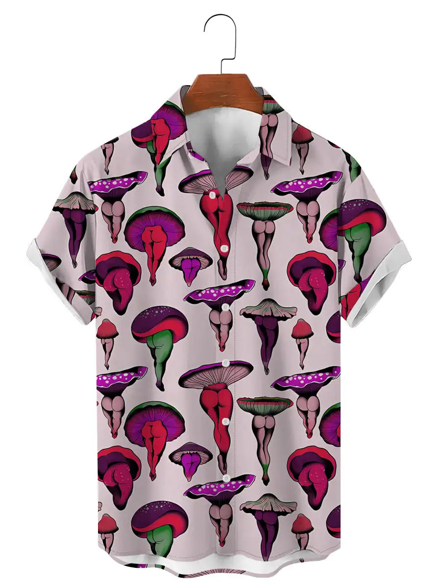 Hawaiian 3D Print Art Graphics Shirts