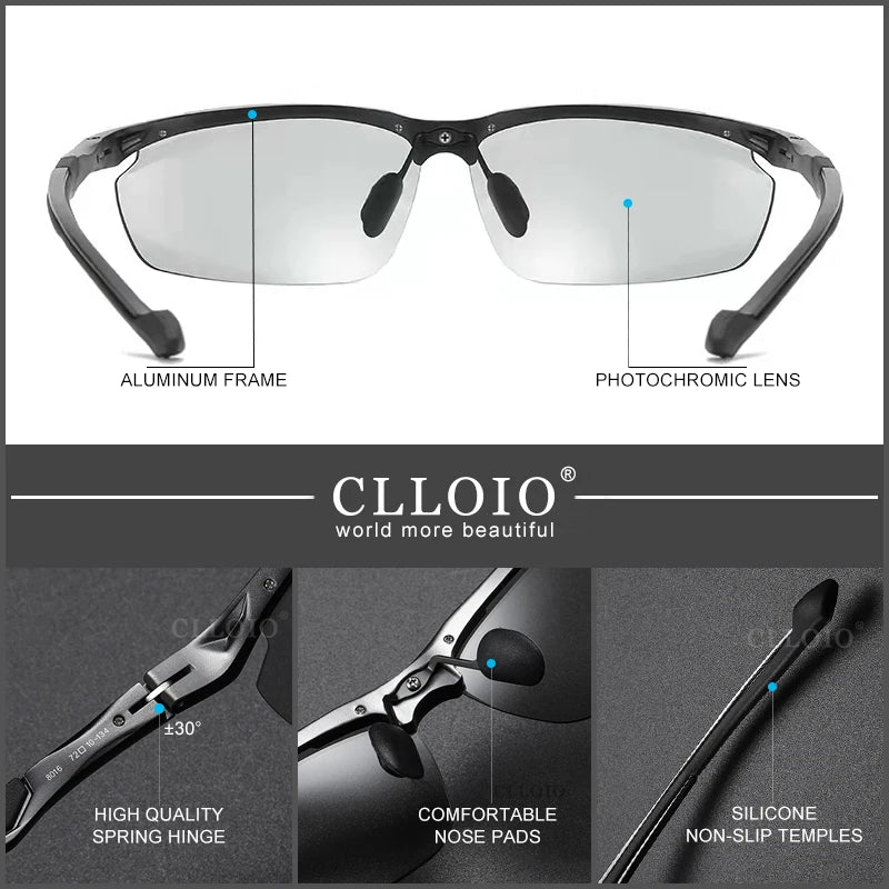 CLLOIO Aluminum Polarized Sunglasses