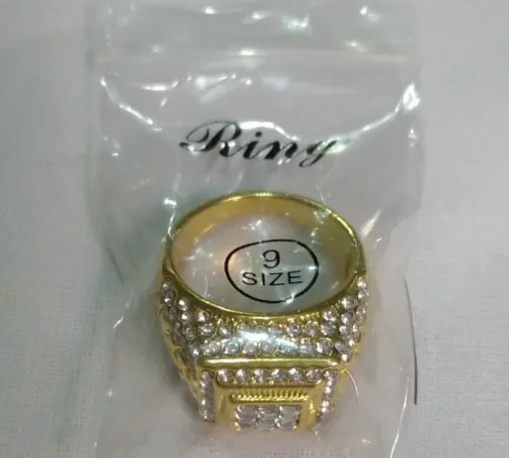 Zirconia Gold Plated Ring