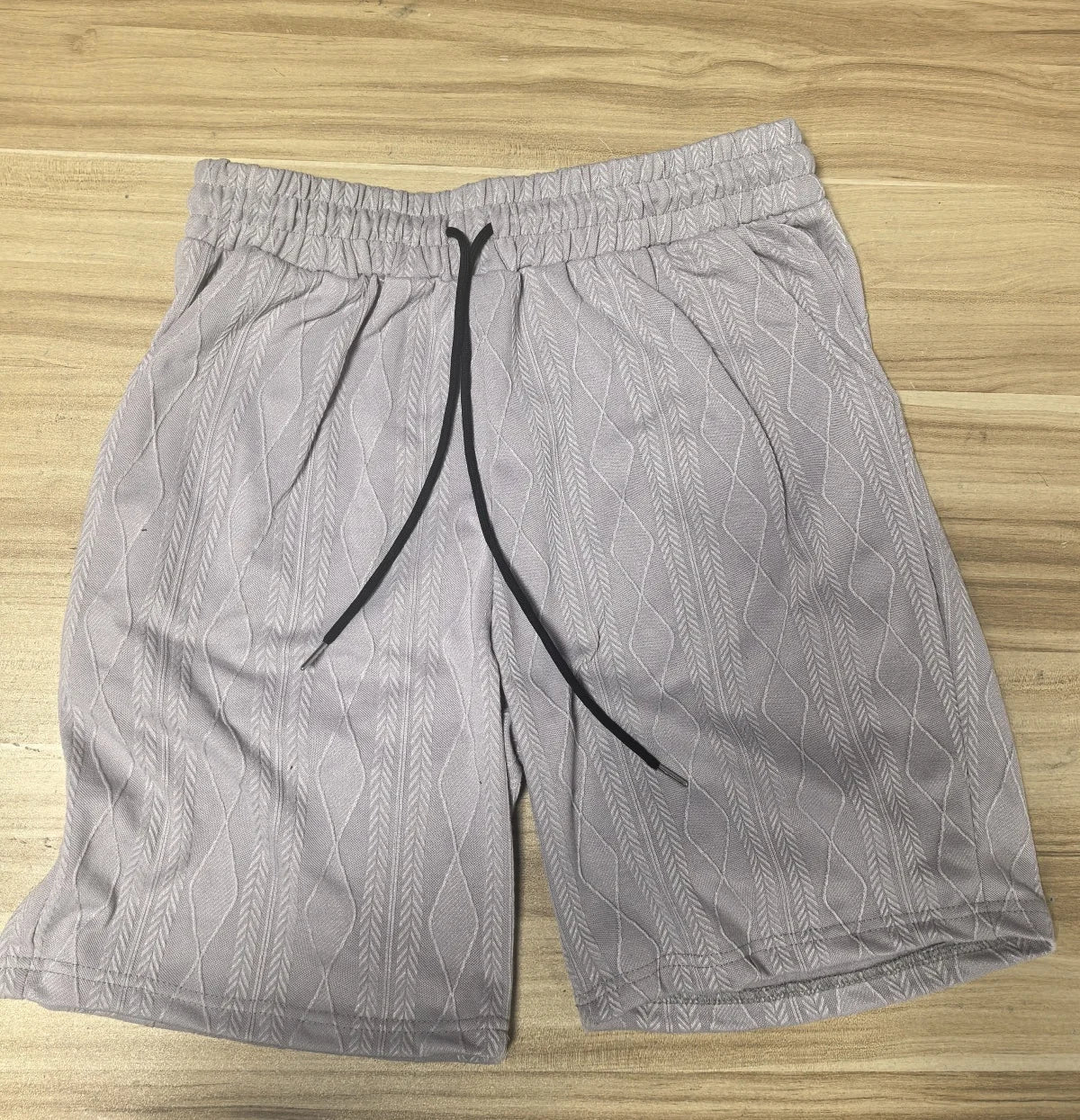 lapel short-sleeved POLO shirt & shorts