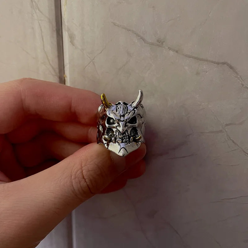 Retro Prajna Mask Ring