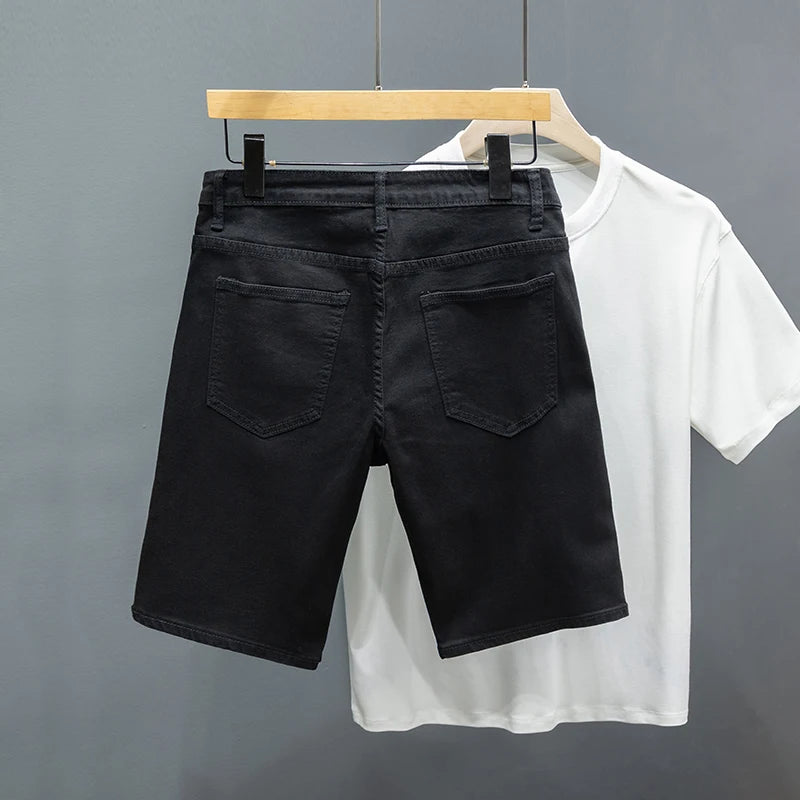 Straight Denim Shorts