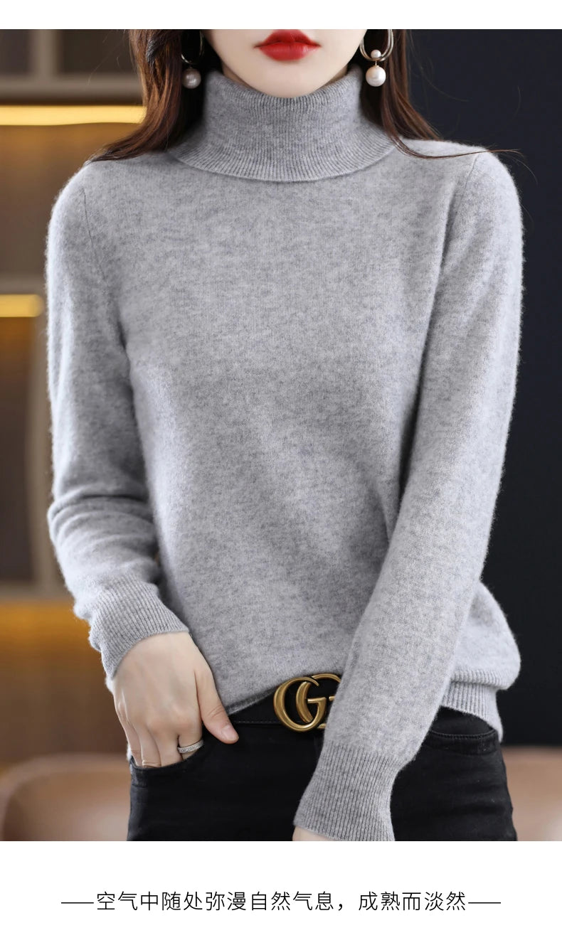 Merino Wool Cashmere Sweater / Jumper