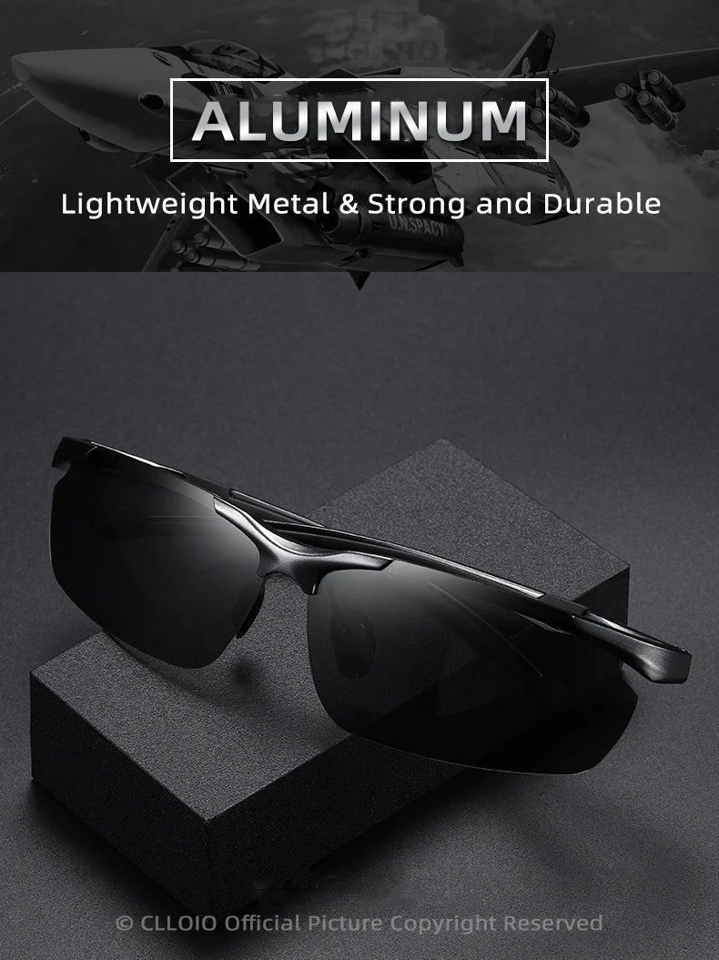 CLLOIO Aluminum Polarized Sunglasses