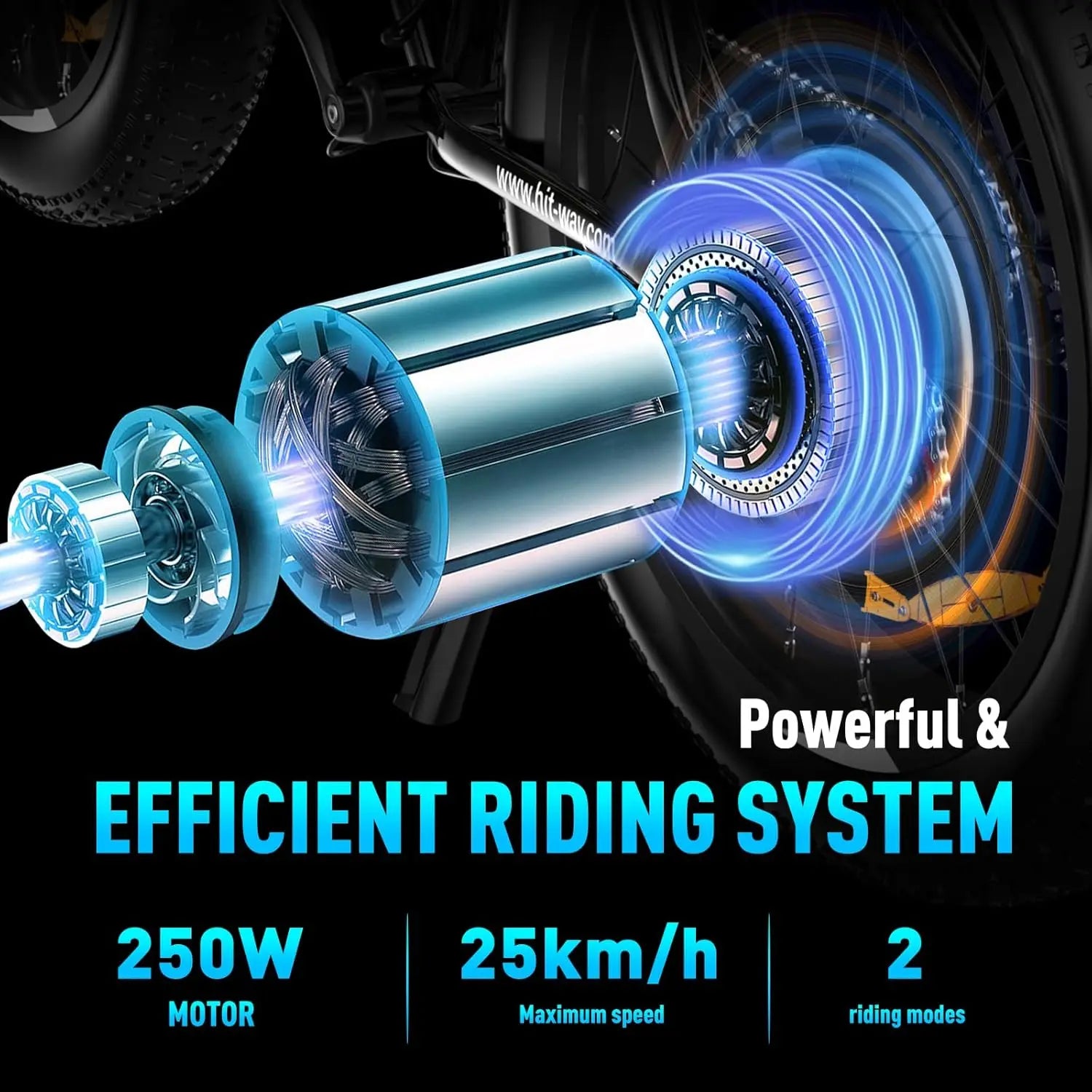 HITWAY Electric Bike E Mountain Bike