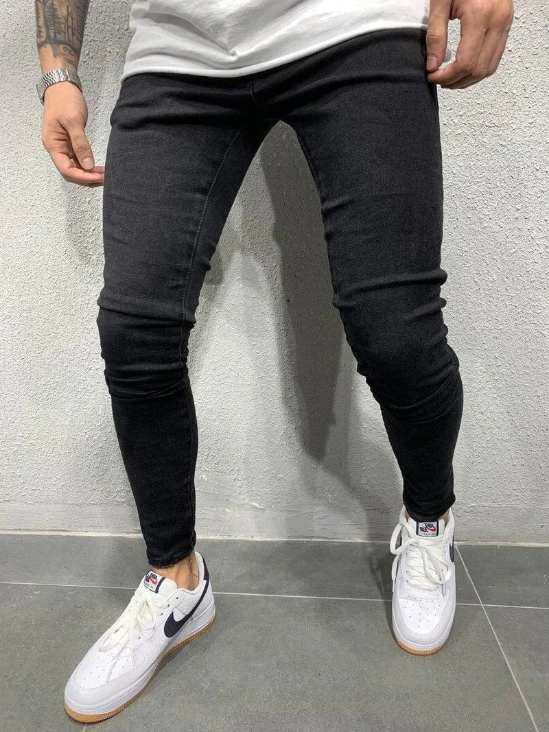 Classic Elasticity Pencil Jeans / pants
