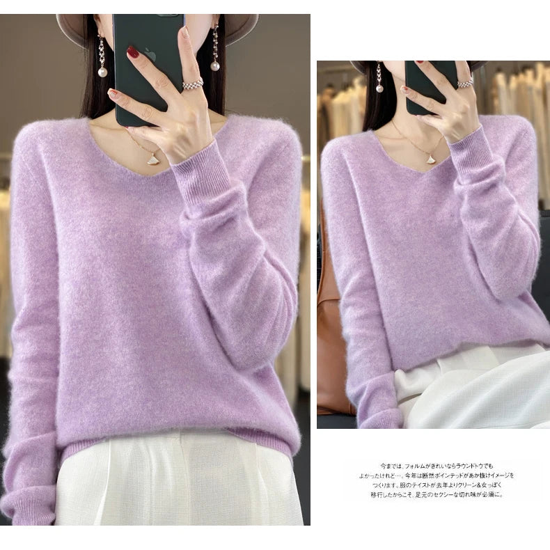 100% pure wool cashmere sweater