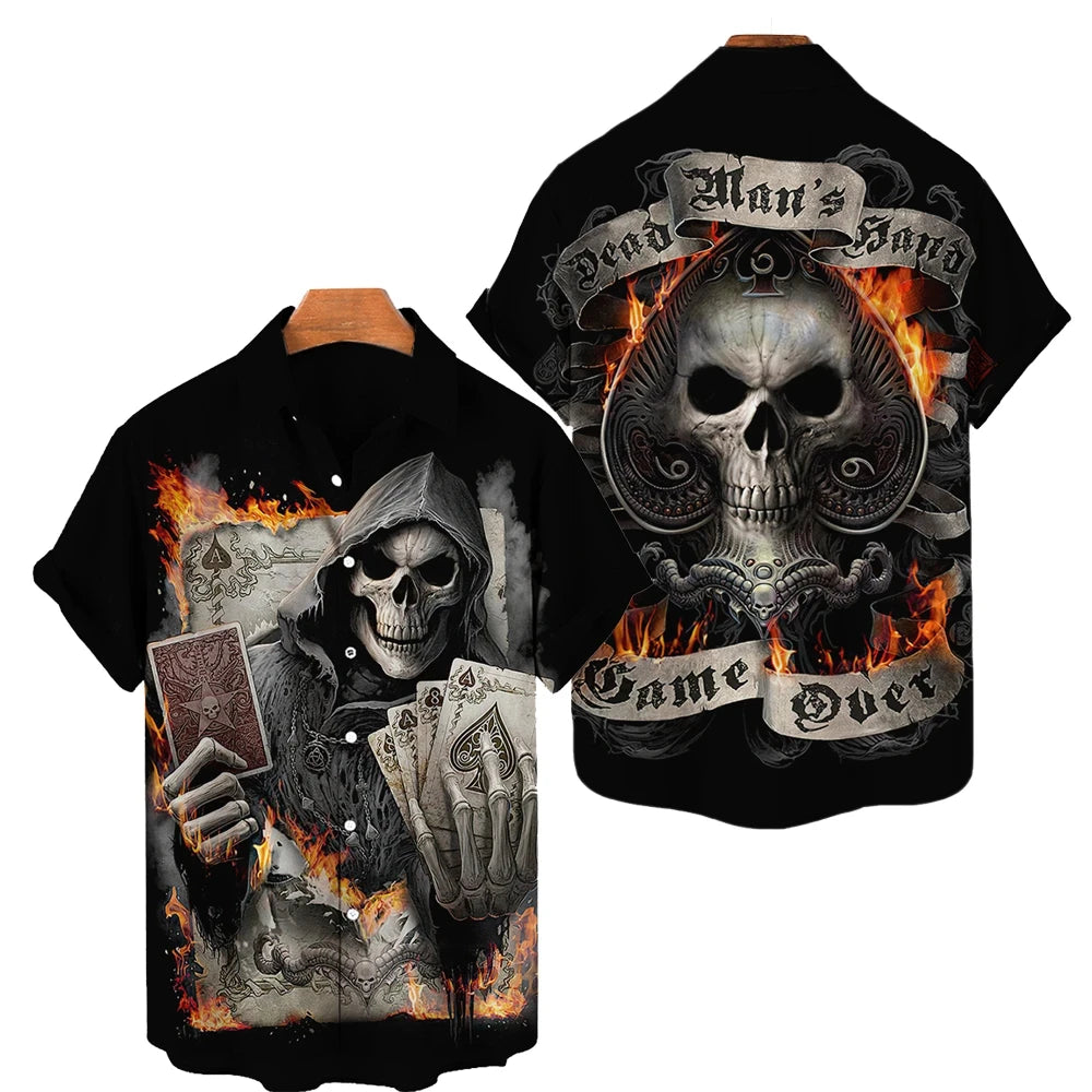 Skull 3D Printed Shirt Various Designs