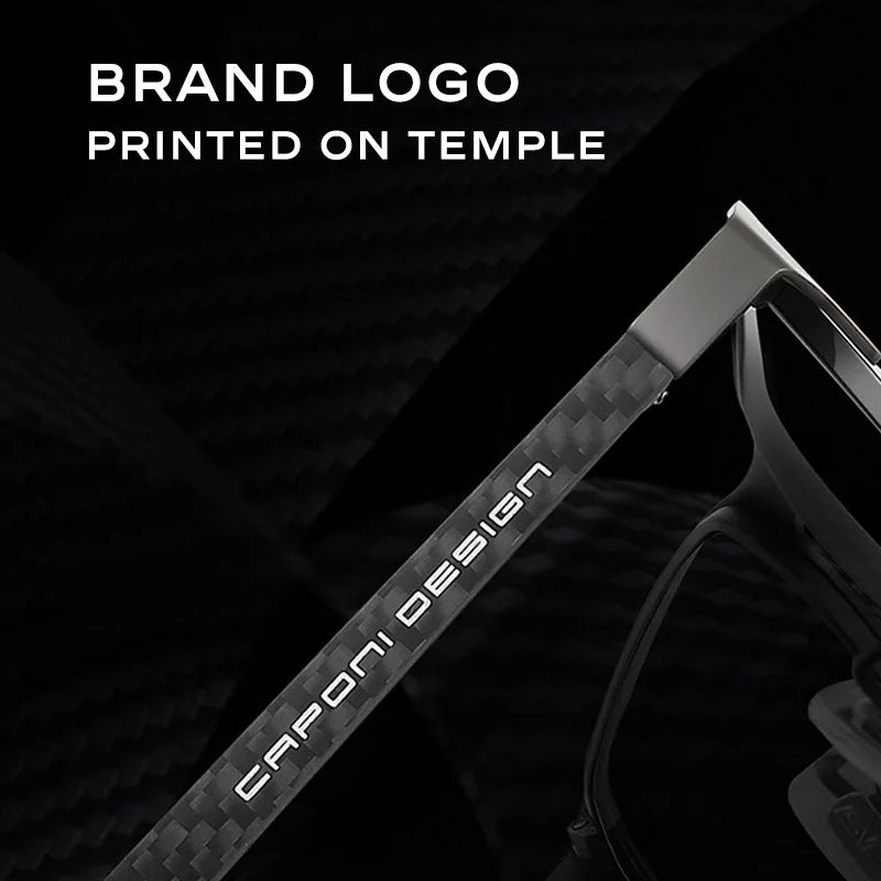 CAPONI Carbon Fiber Polarized Sunglasses