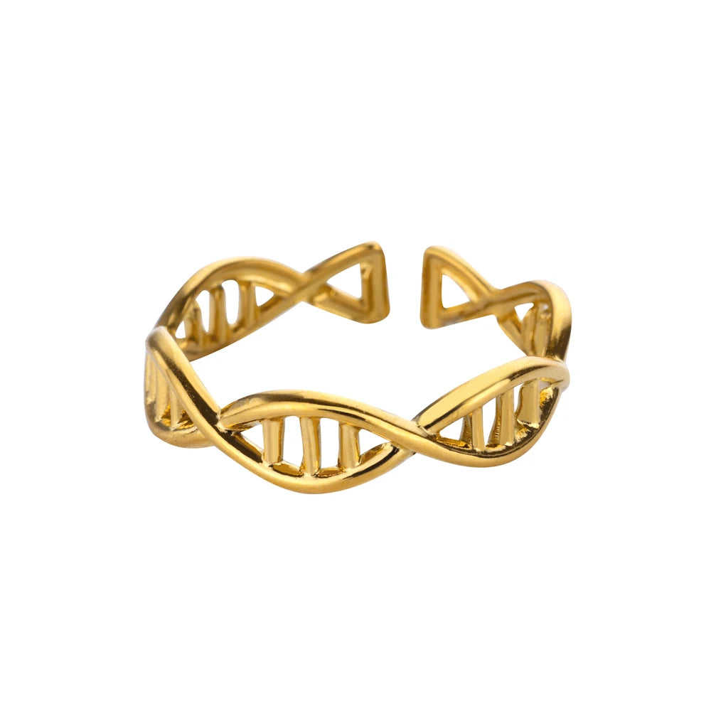 DNA Spiral Open Rings