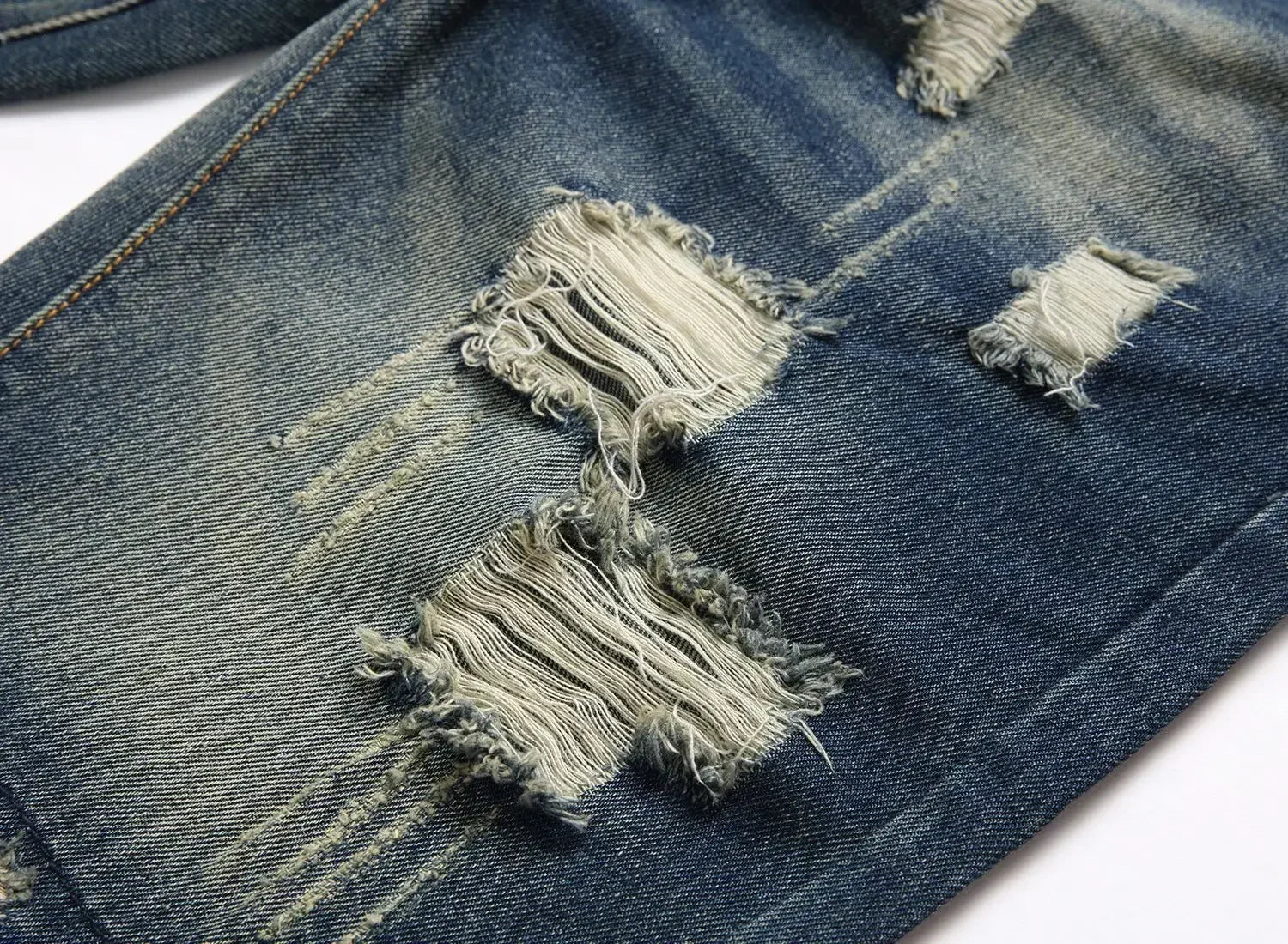 Never function Ripped Denim Shorts