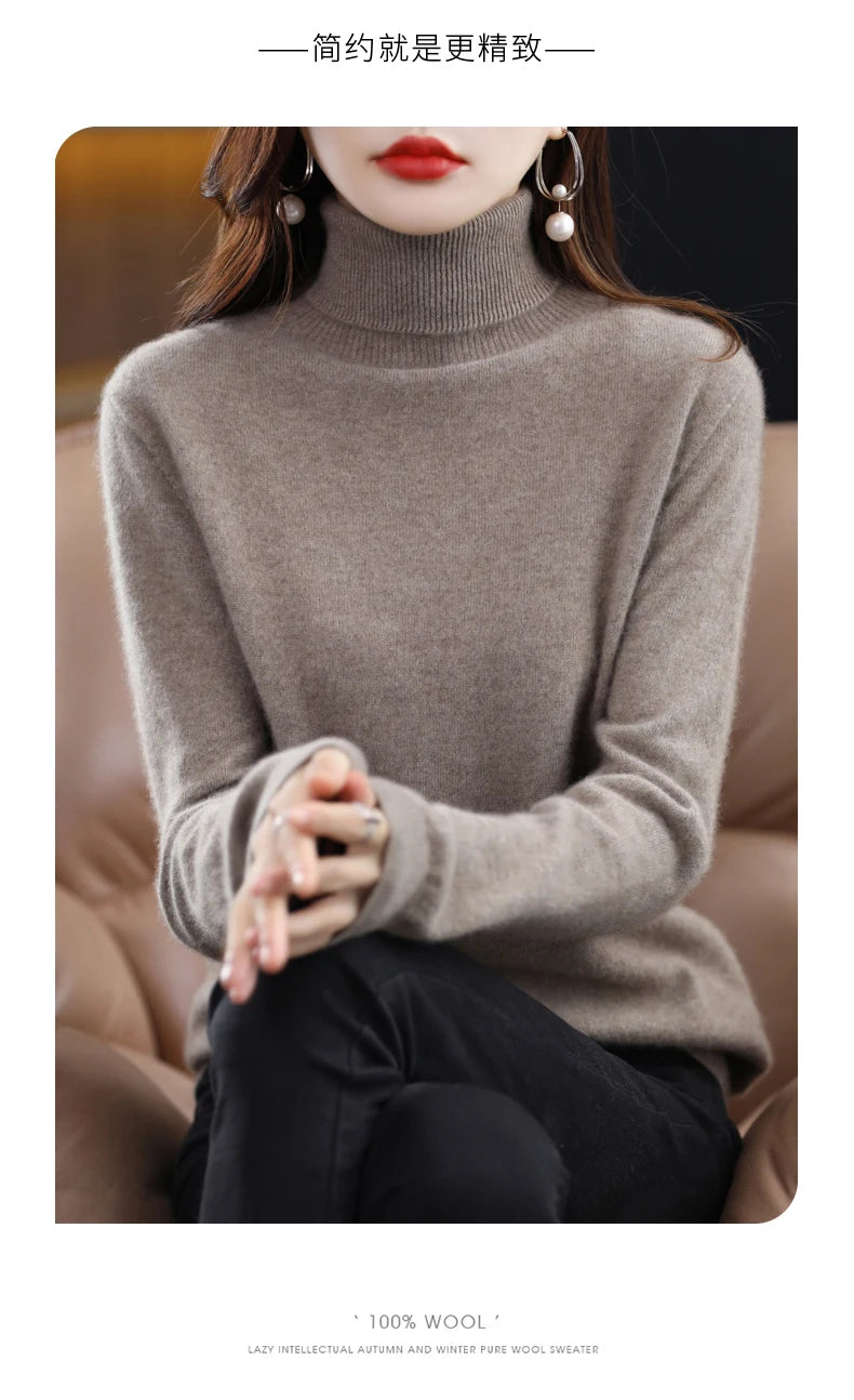 Merino Wool Cashmere Sweater / Jumper