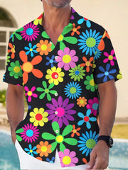Beach Hawaiian Casual Men's Shirt