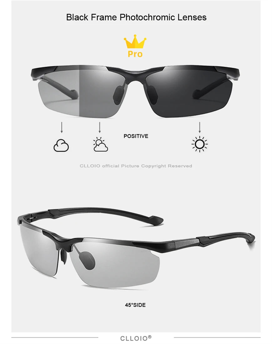 CLLOIO Aluminum Polarized Sunglasses