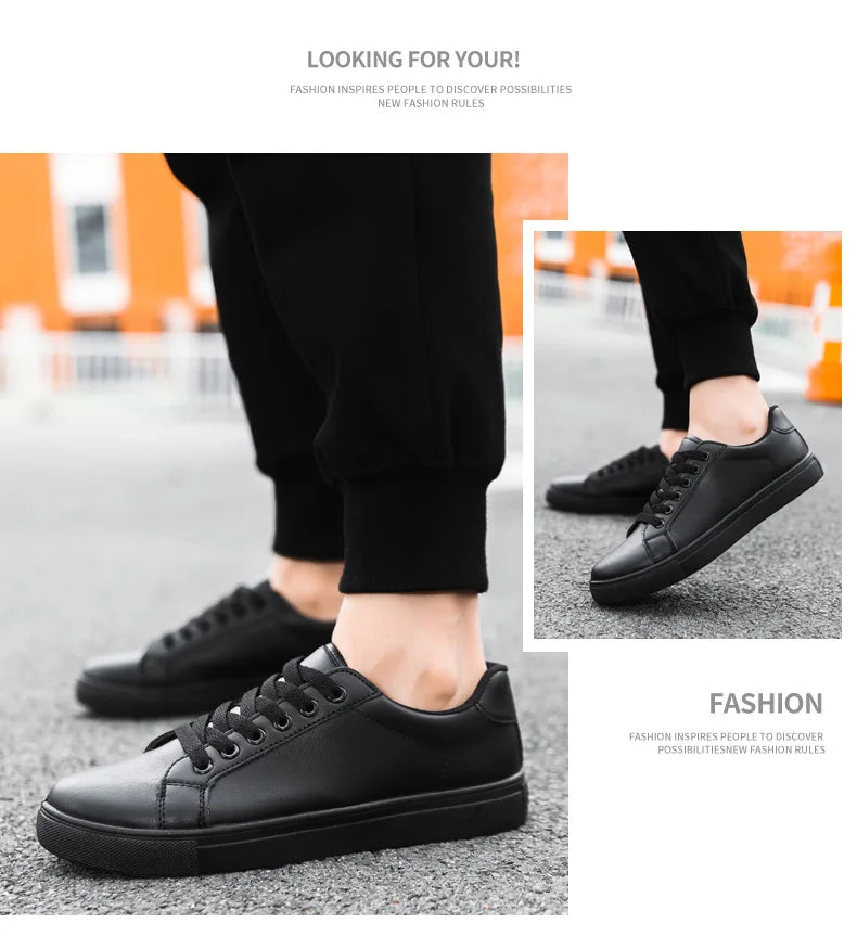 White / Black Men Shoes