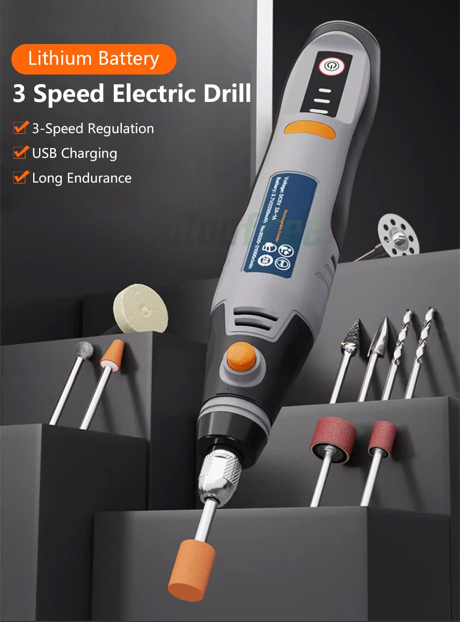 Cordless Rotary  Mini Drill