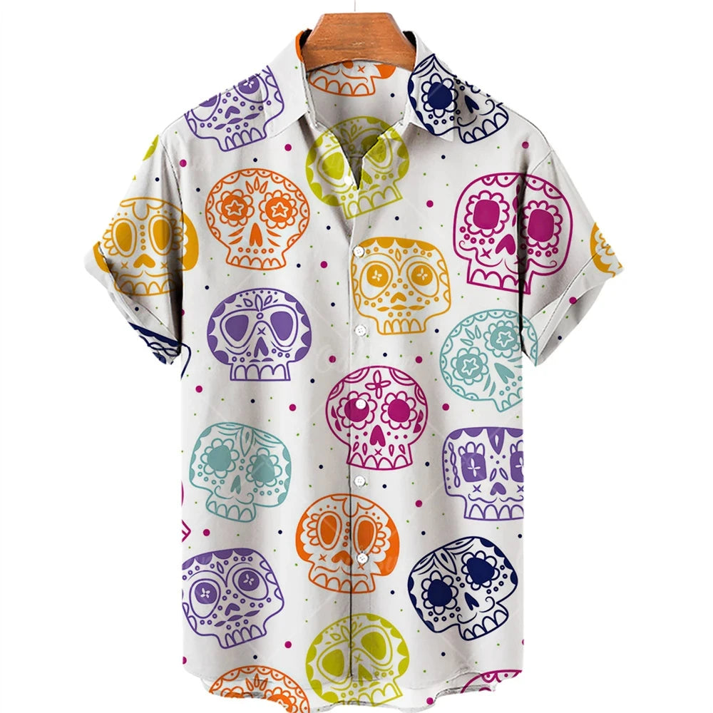 Skull 3D Printed Shirt Various Designs