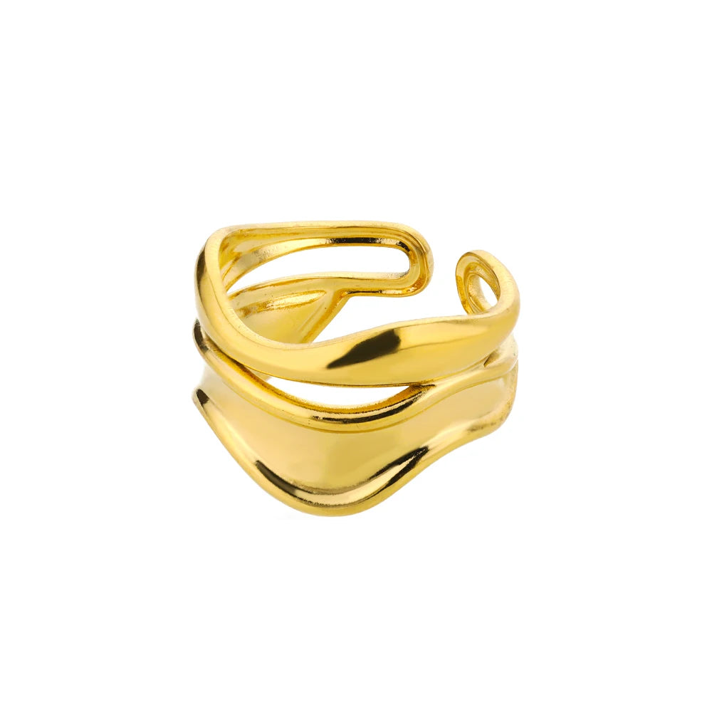 Gold Color Luxury Classic rings