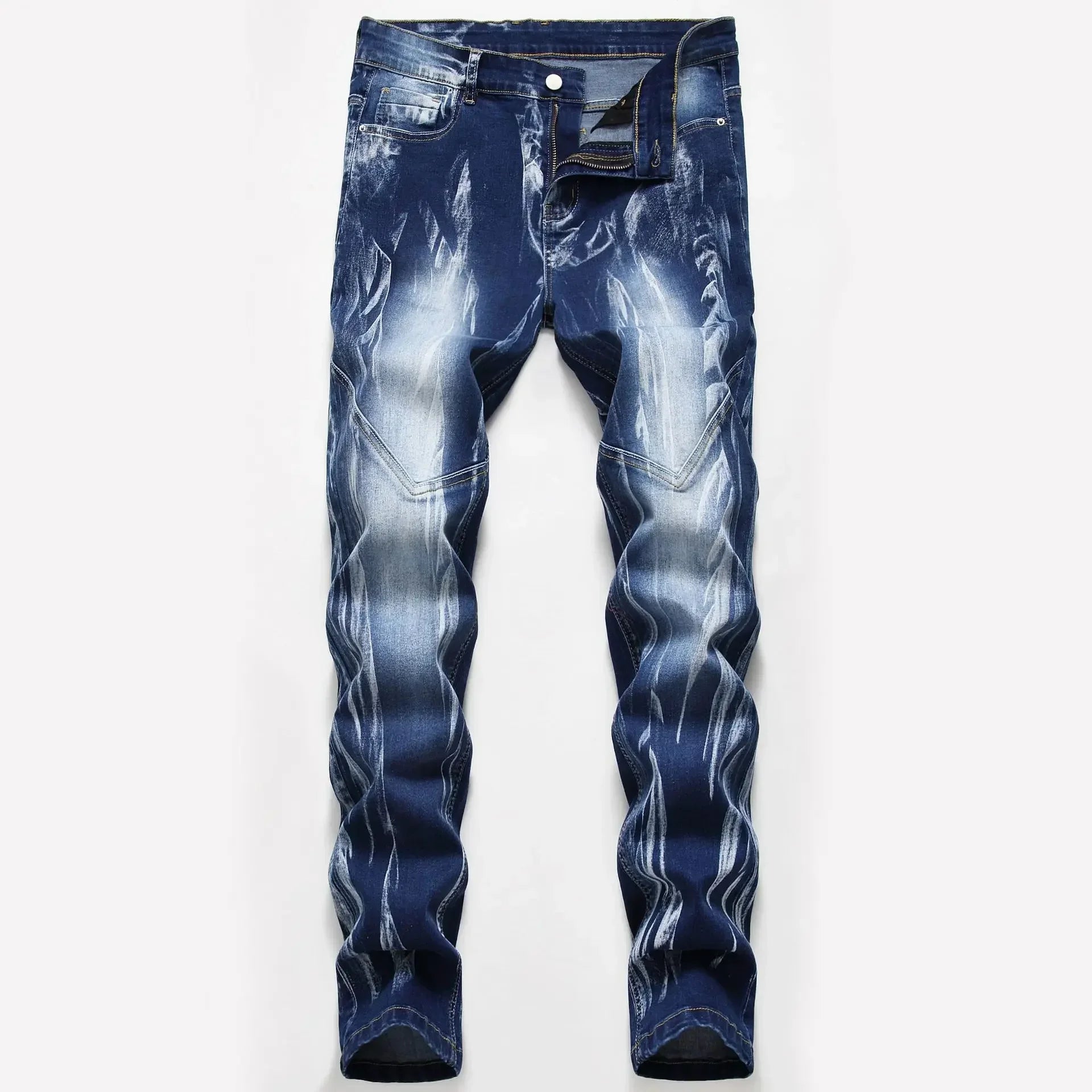 Fashion Print  Elasticity Slim Skinny Jeans
