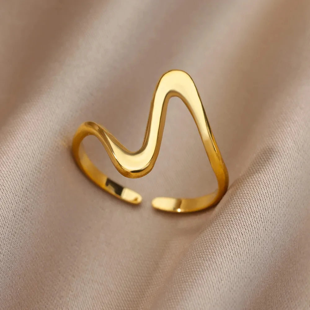 Gold Color Luxury Classic rings