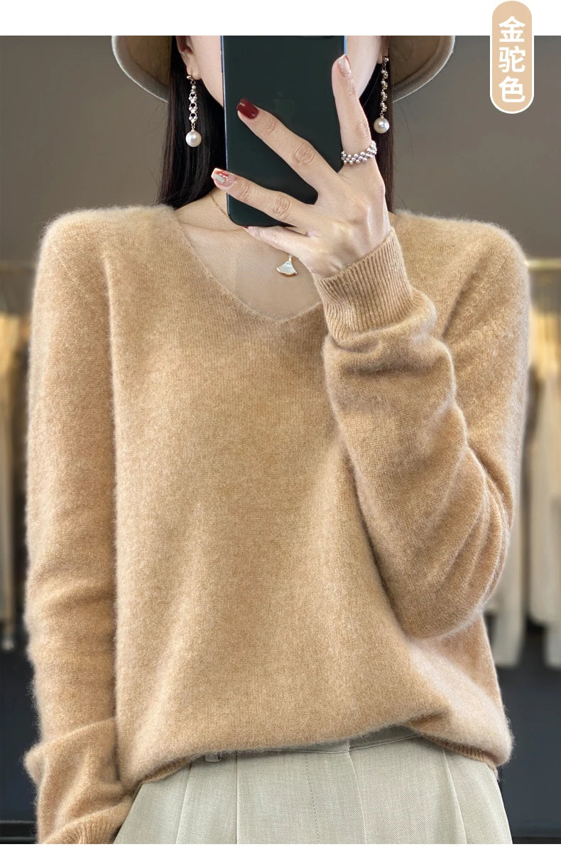 100% pure wool cashmere sweater
