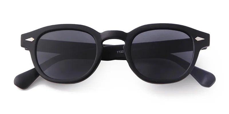 Vintage Fashion Shell Round Sunglasses