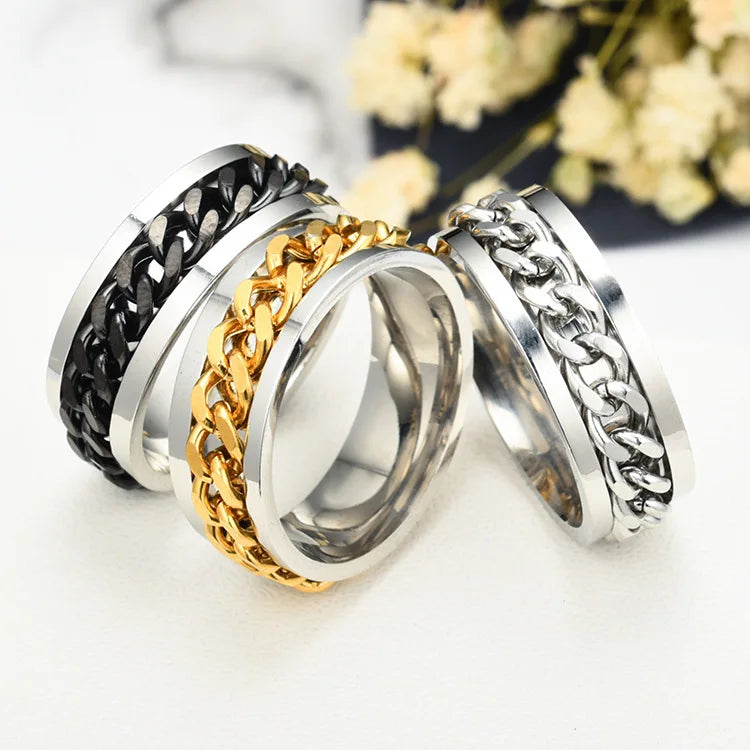 Titanium Steel Rotatable Chain Rings