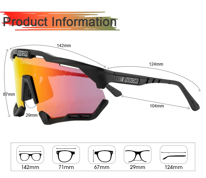 SCICON Polarized Cycling Glasses