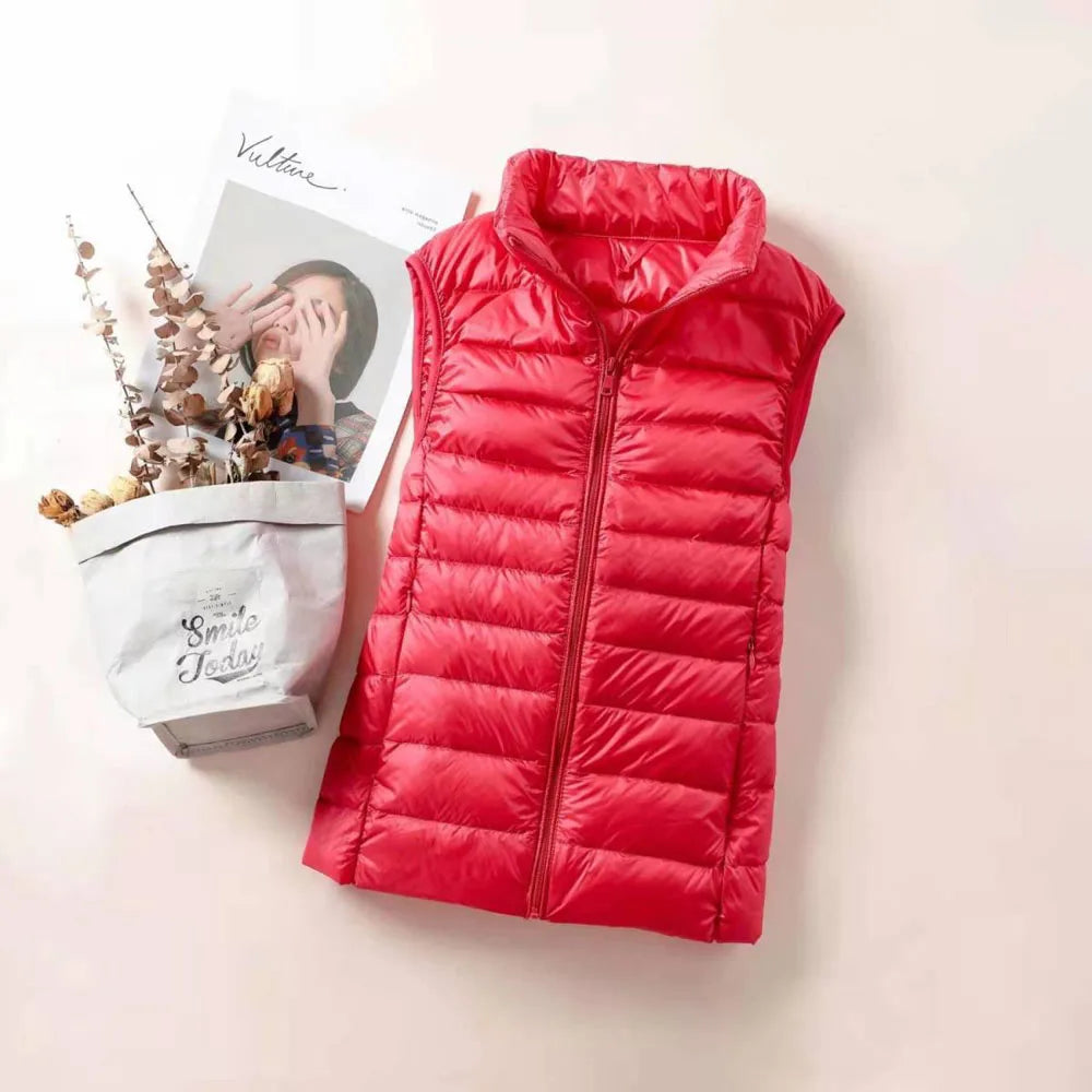 Ultra Light Down Vests Slim Sleeveless Jacket