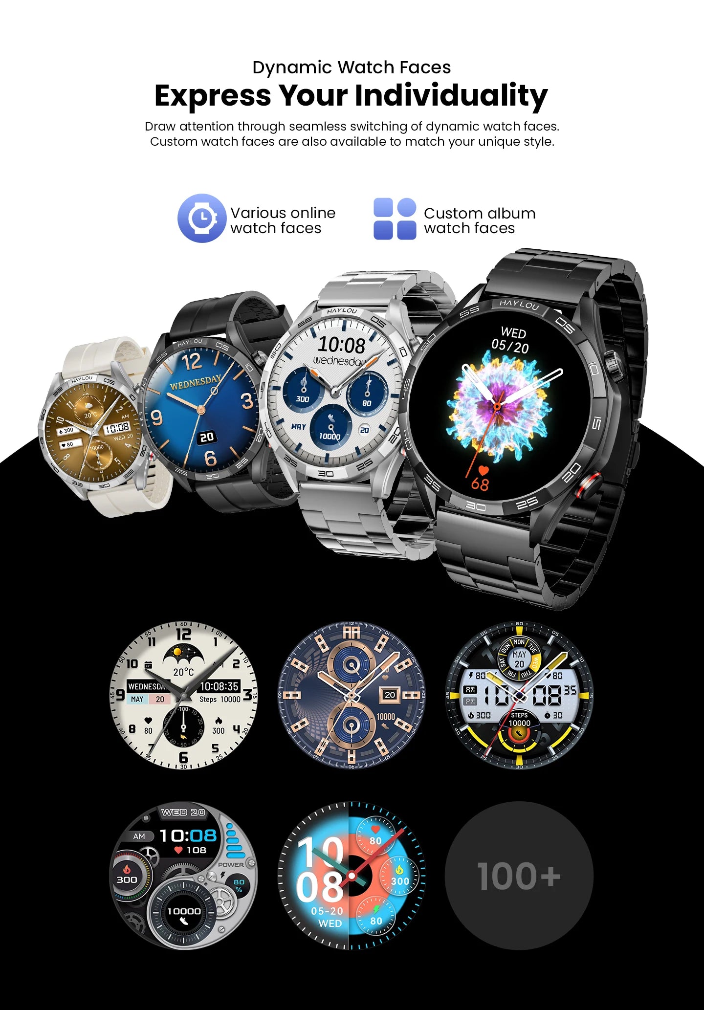 HAYLOU Solar 5 Voice Calling Smartwatch